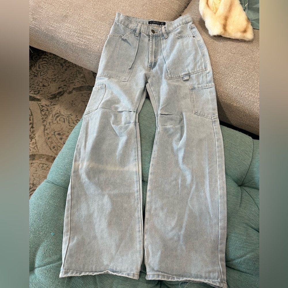 🔥 LIONESS Miami Vice cargo Pants - wide leg - XXS - Picture 2 of 4